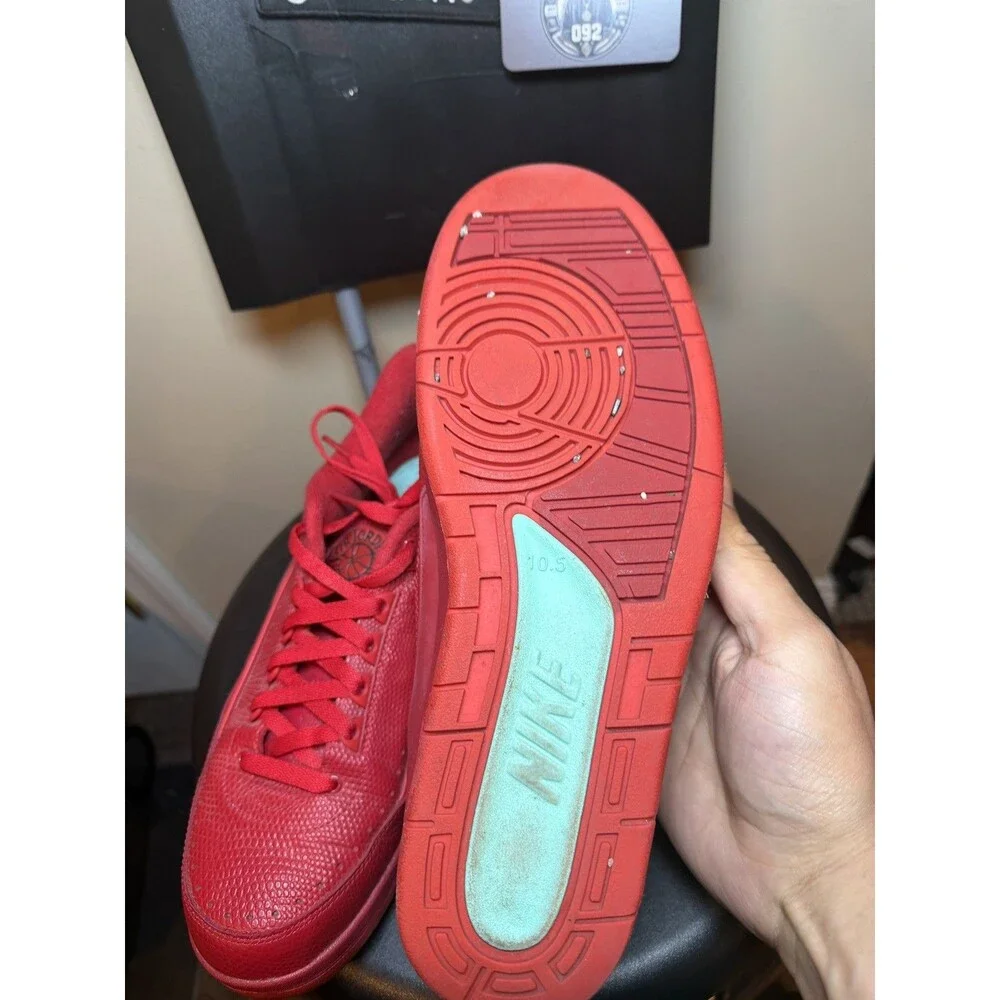 Nike Air Jordan 2 Retro Low Gym Red Size 10.5 Mens Used Clean No Box